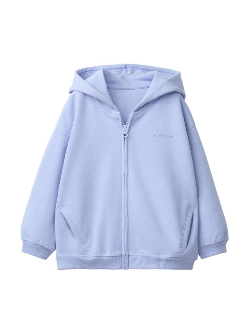 Zara Interlock zip sweatshirt with raised text